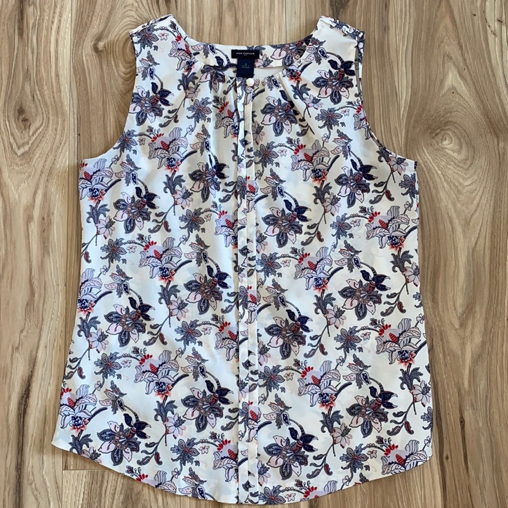 Ann Taylor Sleeveless Blouse